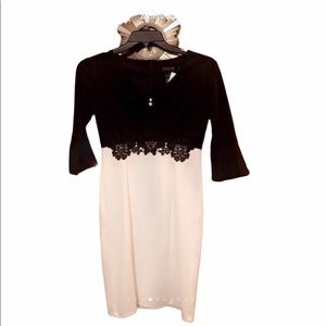 Enfocus studio black and white dress